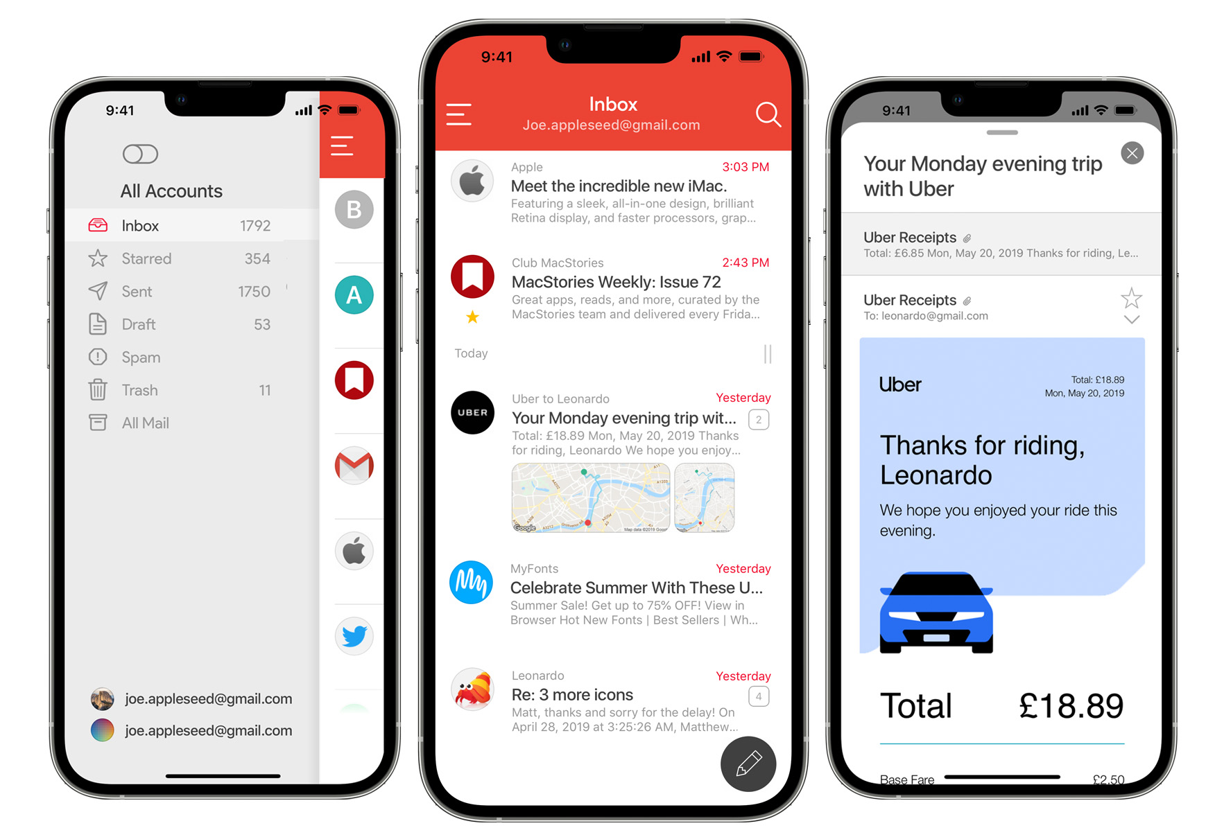 Mail app for Gmail for iPhone